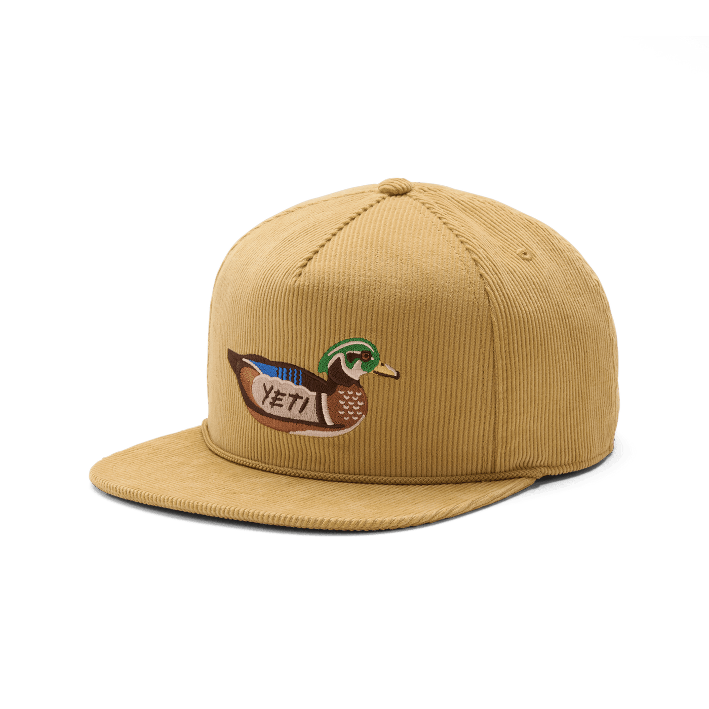 YETI® Duck Corduroy Flat Brim Rope Hat